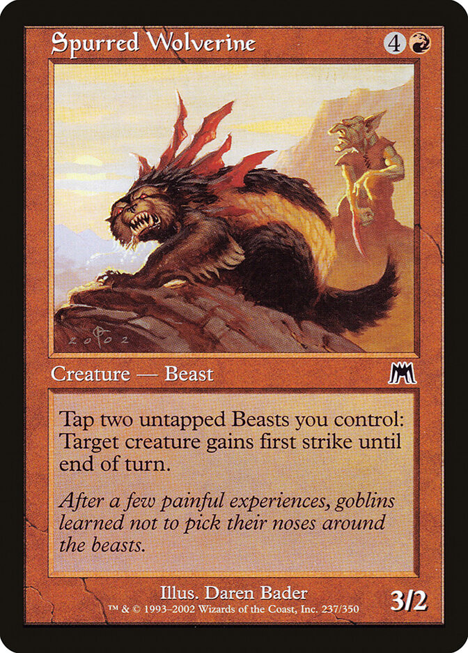 Spurred Wolverine (237) - Onslaught (ONS)