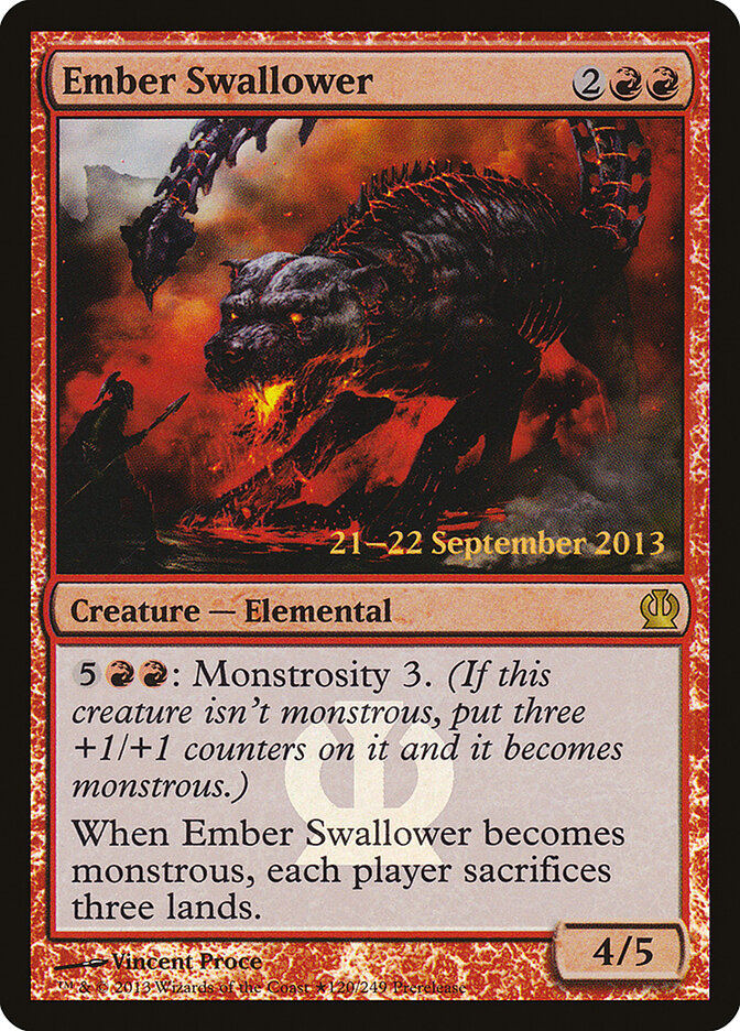 Ember Swallower (120★) - Theros Promos (PTHS)