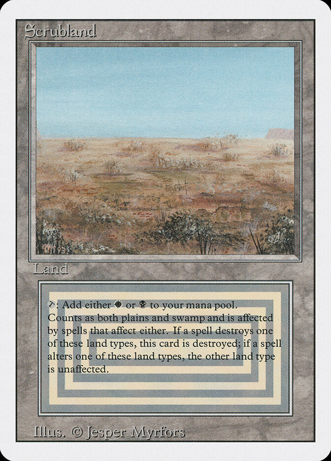 Scrubland (286) - Revised Edition (3ED)