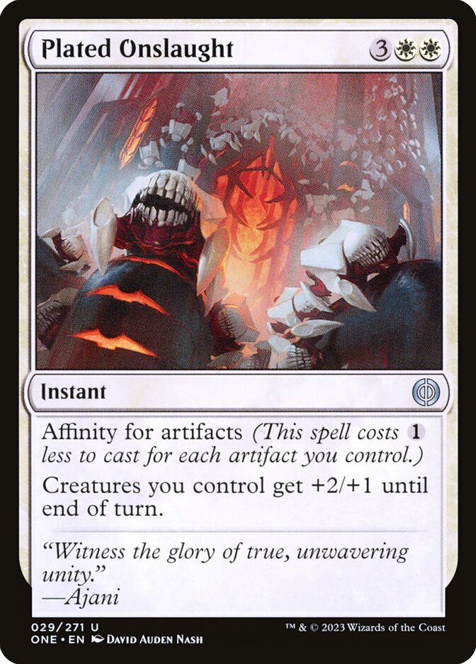 Plated Onslaught (29) - Phyrexia: All Will Be One (ONE)
