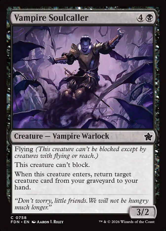 Vampire Soulcaller (758) - Foundations (FDN)