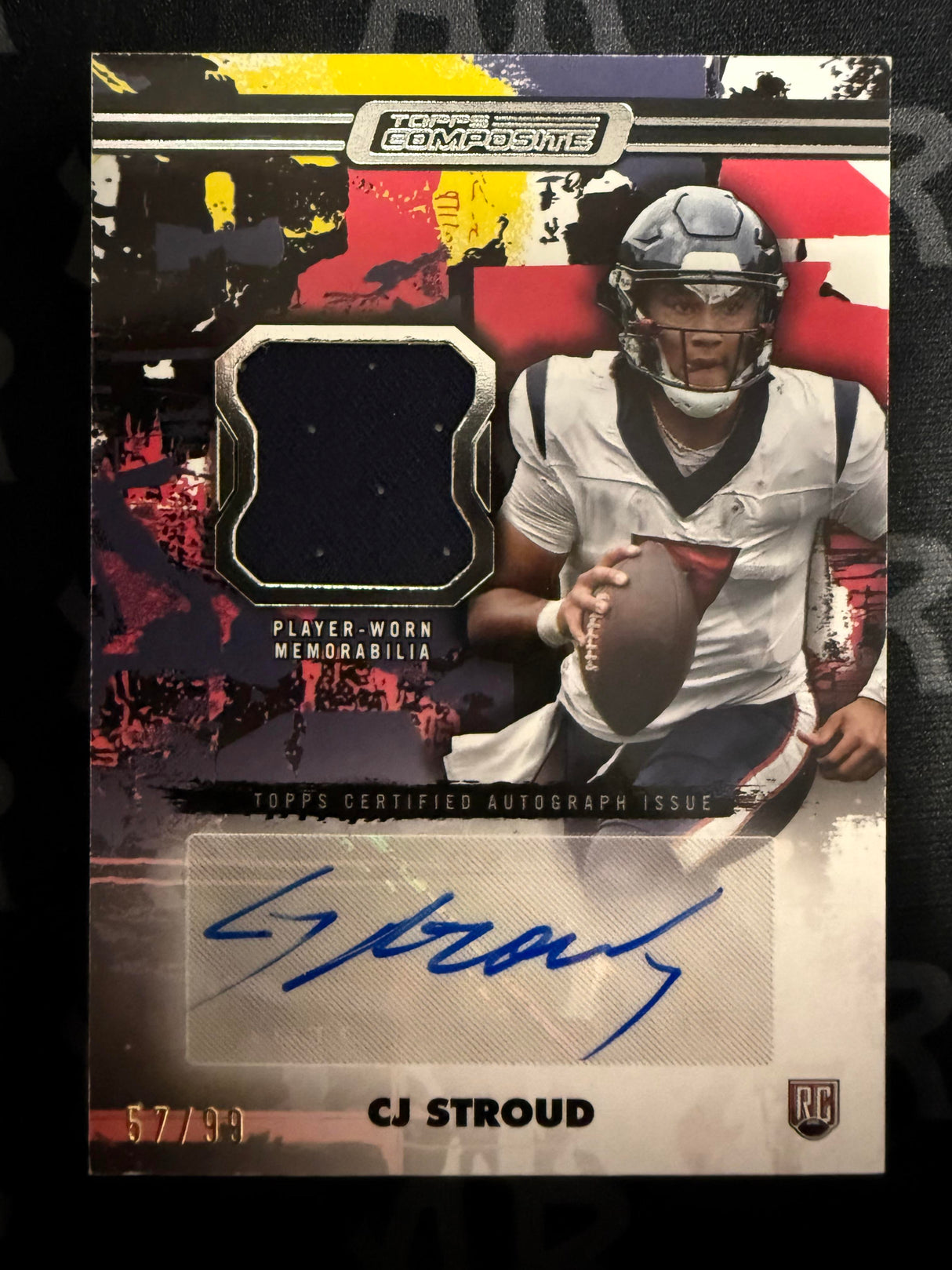 2023 Topps Composite #CPAV-CS CJ Stroud Patch Auto /99