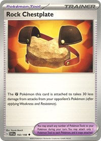 Rock Chestplate (192) - SV01: Scarlet & Violet Base Set (SVI)