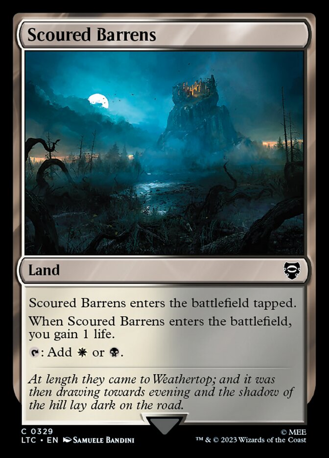 Scoured Barrens (329) - Tales of Middle-earth Commander (LTC)