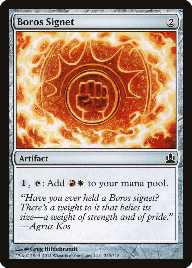 Boros Signet (243) - Commander 2011 (CMD)