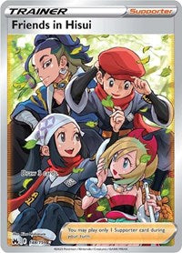 Friends in Hisui (Full Art) (148) - SWSH: Crown Zenith (CRZ)