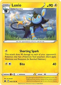 Luxio (42) (42) - SWSH: Crown Zenith (CRZ)