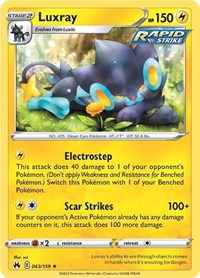 Luxray (43) (43) - SWSH: Crown Zenith (CRZ)