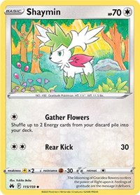Shaymin (115) - SWSH: Crown Zenith (CRZ)