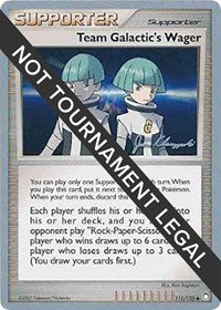 Team Galactic's Wager - 2008 (Jason Klaczynski) (115) - World Championship Decks (WCD)