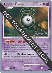 Unown - 2009 (Jason Martinez) (57) - World Championship Decks (WCD)