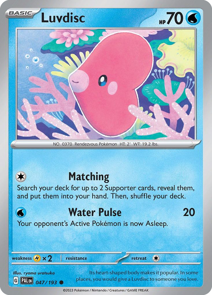 Luvdisc (47/193) - Paldea Evolved (PAL)