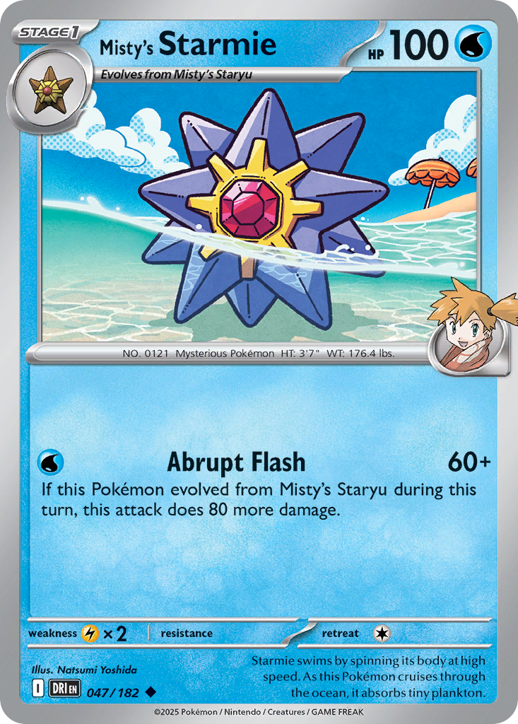Misty's Starmie (47/182) - Destined Rivals (DRI)
