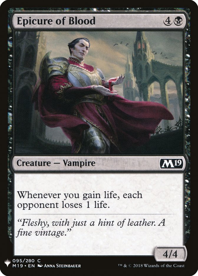 Epicure of Blood - The List (PLST)