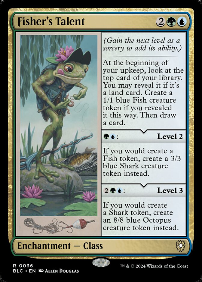 Fisher's Talent (36) - Bloomburrow Commander (BLC)
