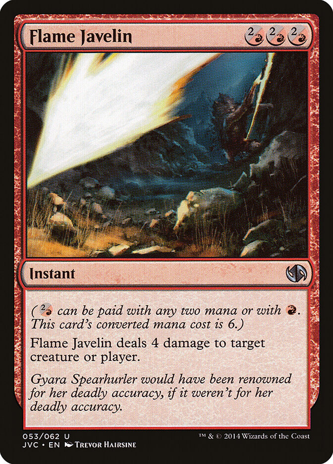 Flame Javelin (53) - Duel Decks Anthology: Jace vs. Chandra (JVC)