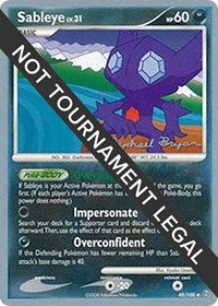 Sableye - 2010 (Mychael Bryan) (48) - World Championship Decks (WCD)
