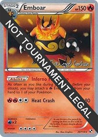 Emboar - 2011 (David Cohen) (20) - World Championship Decks (WCD)