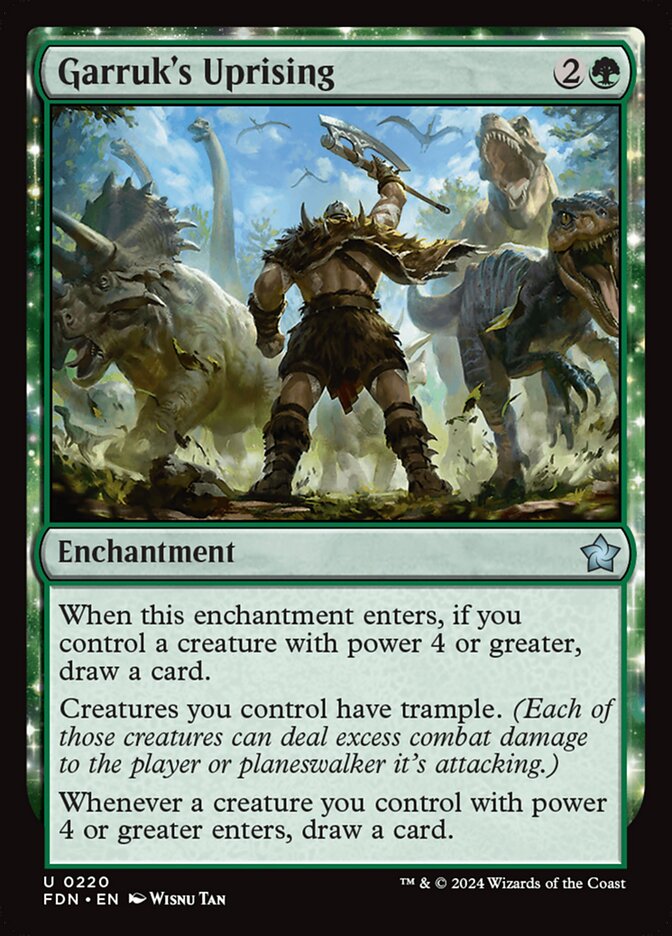 Garruk's Uprising (220) - Foundations (FDN)