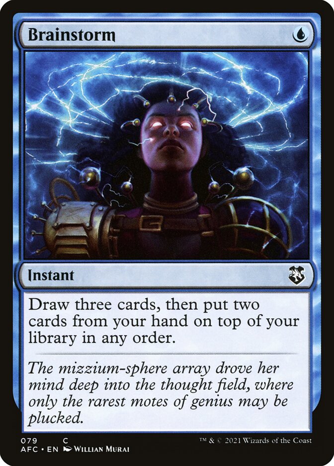 Brainstorm (79) - Forgotten Realms Commander (AFC)