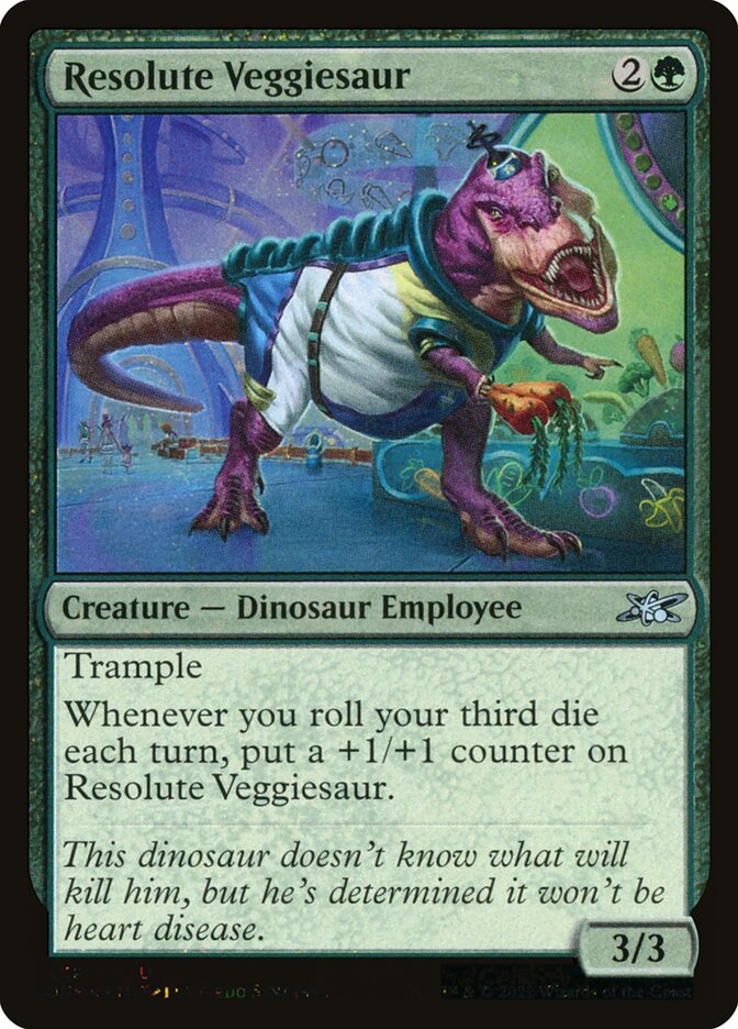Resolute Veggiesaur (439) - Unfinity (UNF)