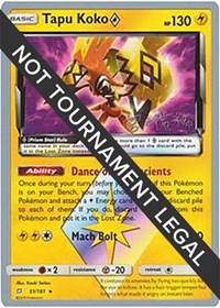 Tapu Koko Prism Star - 2019 (Haruki Miyamoto) (51) - World Championship Decks (WCD)