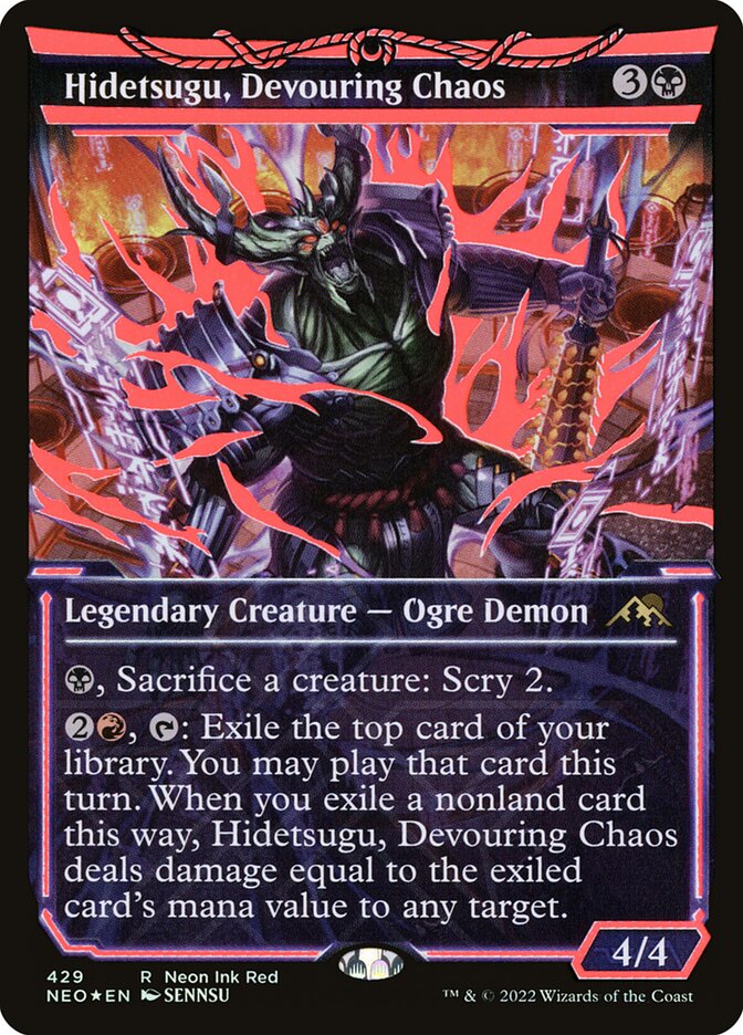 Hidetsugu, Devouring Chaos (429) - Kamigawa: Neon Dynasty (NEO)