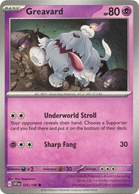 Greavard (105) - SV01: Scarlet & Violet Base Set (SVI)