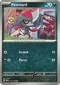 Pawniard (132) - SV01: Scarlet & Violet Base Set (SVI)