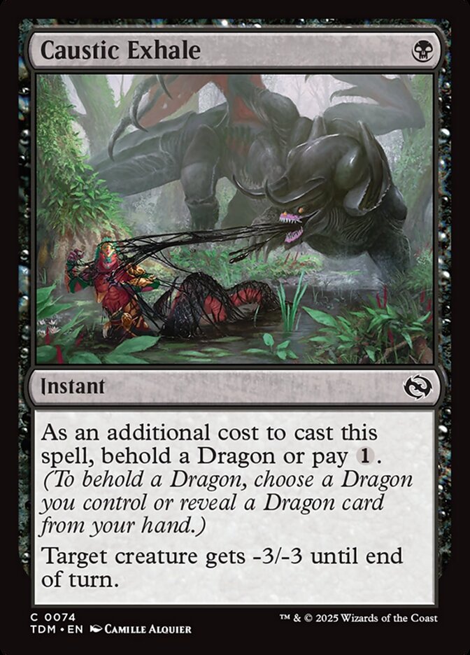 Caustic Exhale (74) - Tarkir: Dragonstorm (TDM)