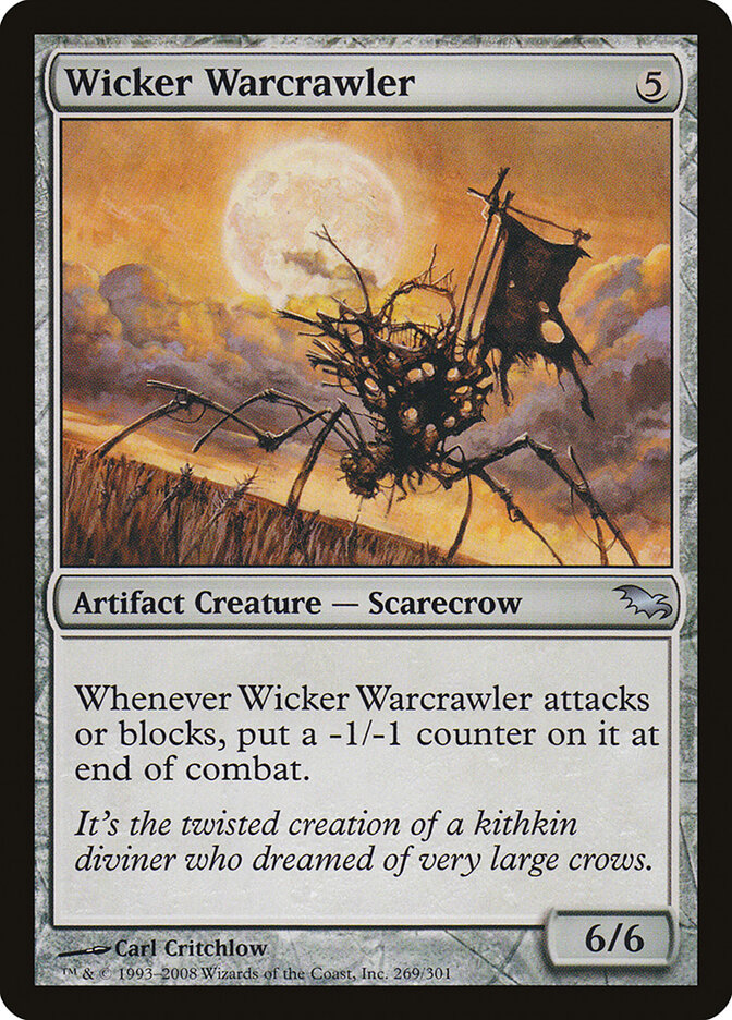 Wicker Warcrawler (269) - Shadowmoor (SHM)