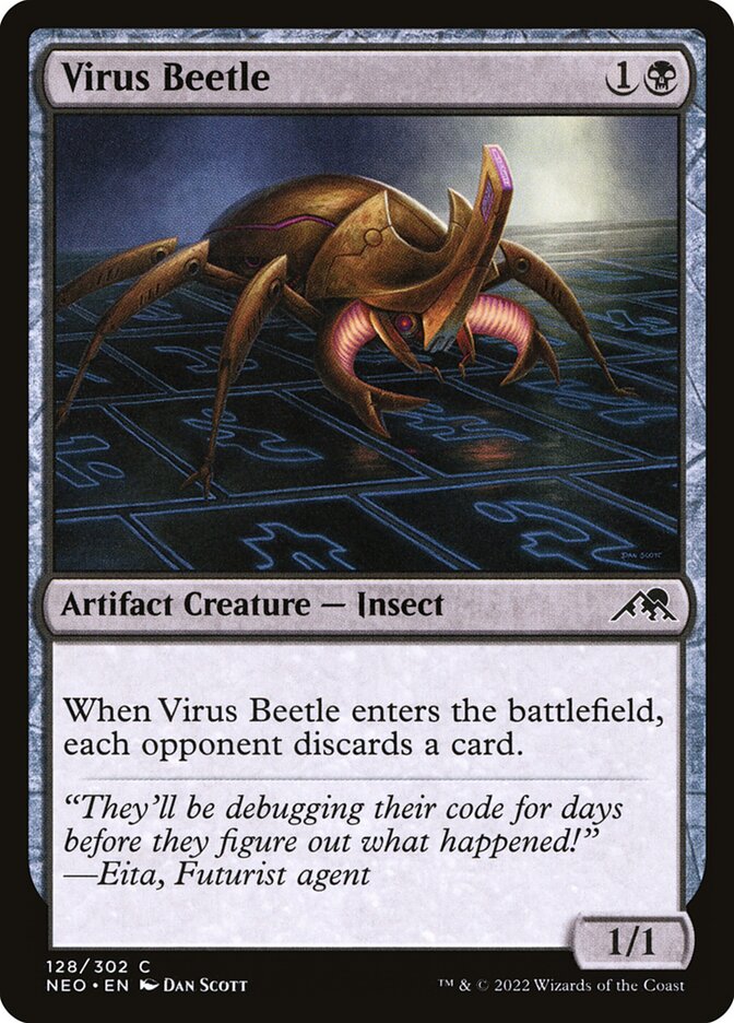 Virus Beetle (128) - Kamigawa: Neon Dynasty (NEO)