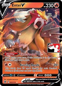 Entei V (22) - Prize Pack Series Cards