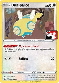 Dunsparce (207) - Prize Pack Series Cards
