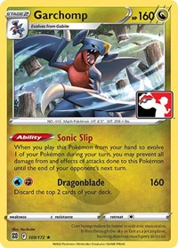 Garchomp (109) - Prize Pack Series Cards