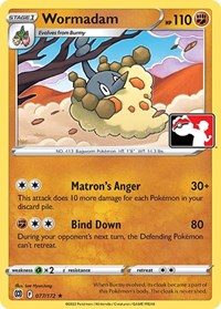 Wormadam (77) - Prize Pack Series Cards