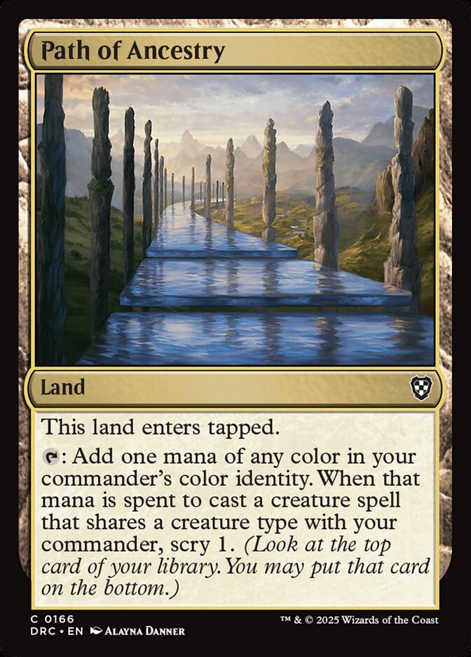 Path of Ancestry - Aetherdrift Commander (DRC)