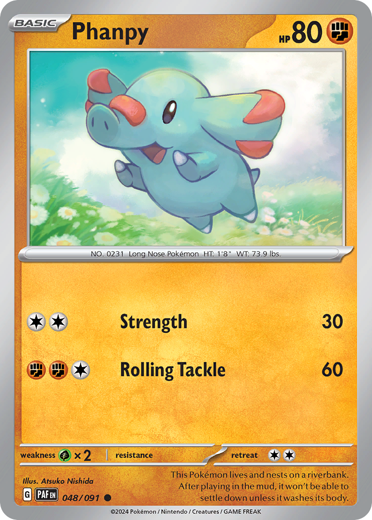 Phanpy (48/91) - Paldean Fates (PAF)