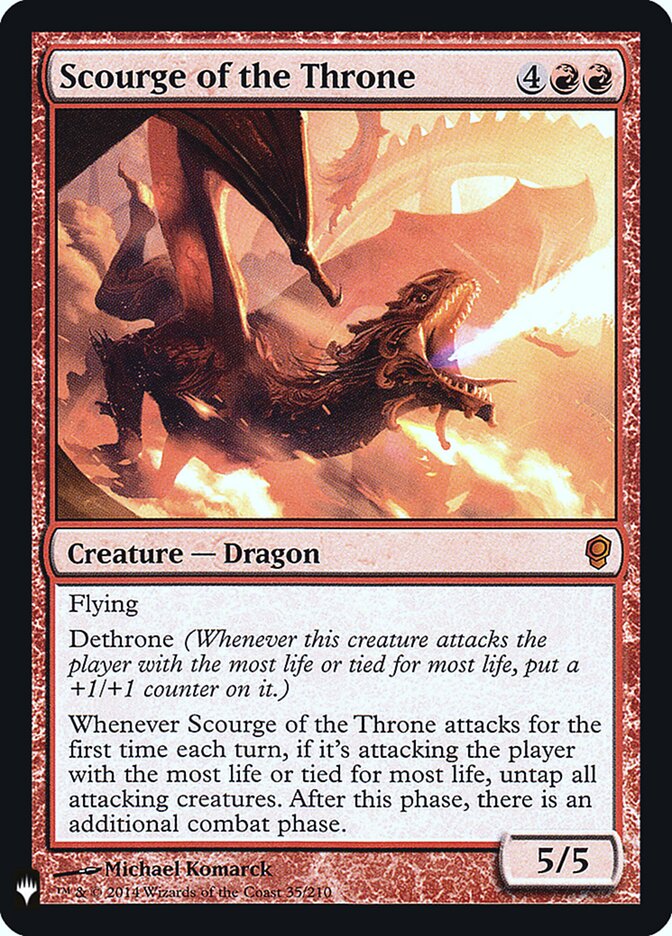 Scourge of the Throne (CNS-35) - The List (PLST)