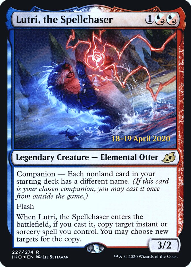 Lutri, the Spellchaser (227s) - Ikoria: Lair of Behemoths Promos (PIKO)