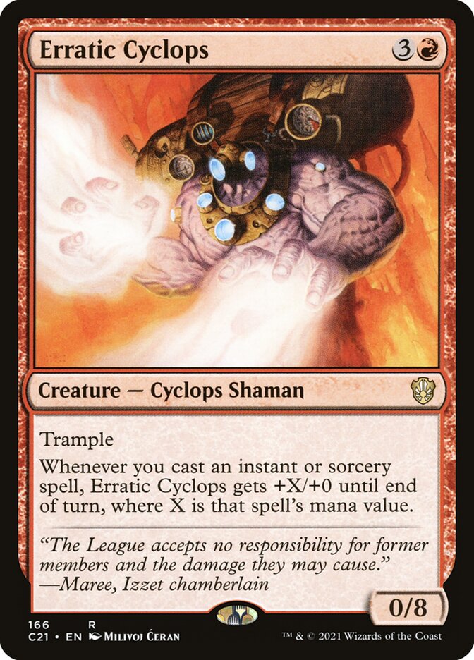 Erratic Cyclops (166) - Commander 2021 (C21)