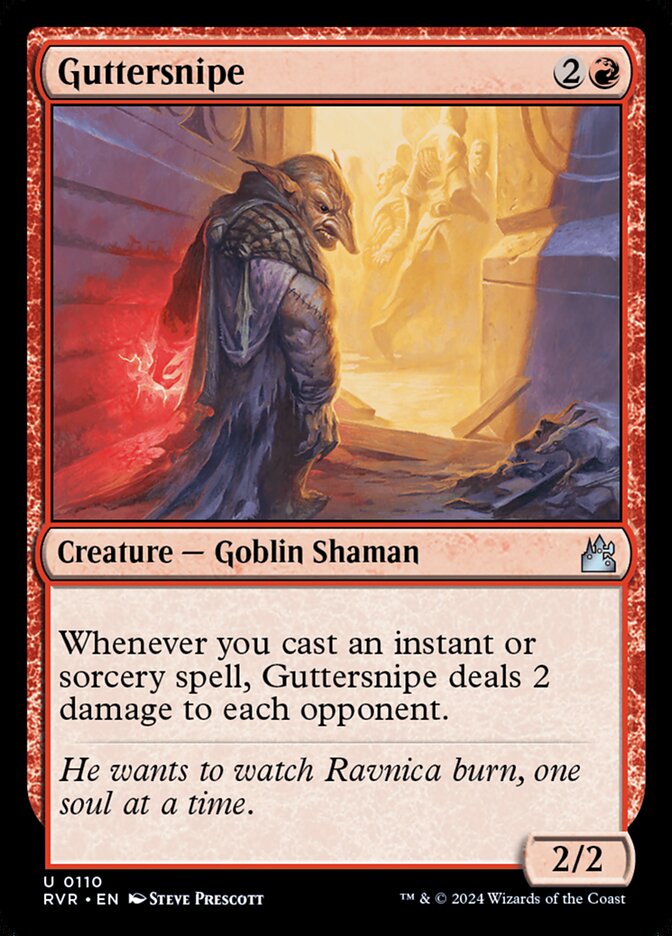Guttersnipe (110) - Ravnica Remastered (RVR)