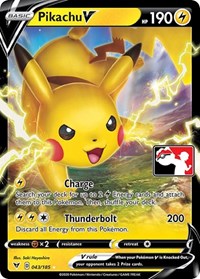 Pikachu V (43) - Prize Pack Series Cards