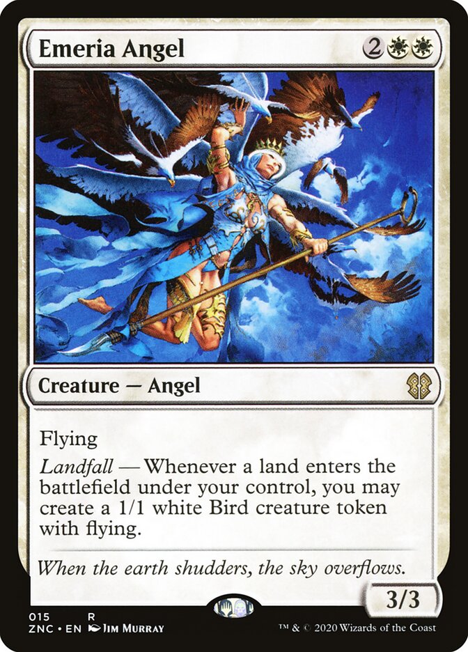 Emeria Angel (15) - Zendikar Rising Commander (ZNC)