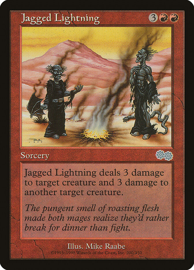Jagged Lightning (200) - Urza's Saga (USG)