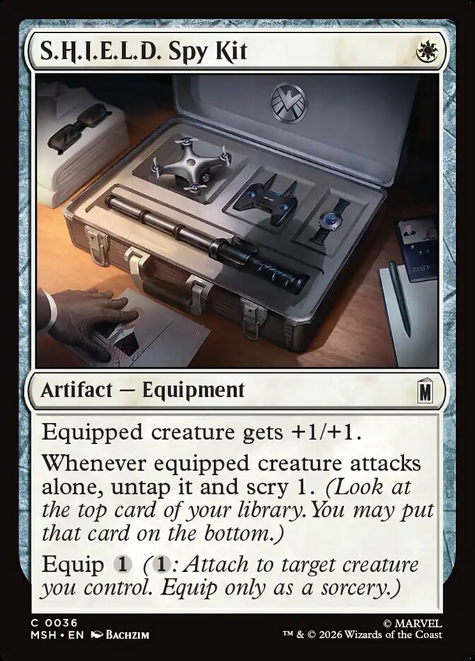 S.H.I.E.L.D. Spy Kit (36) - Marvel Super Heroes (MSH)