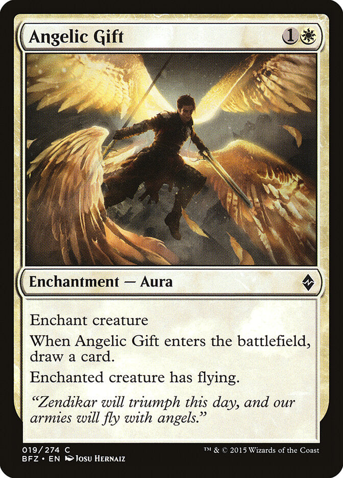 Angelic Gift (19) - Battle for Zendikar (BFZ)