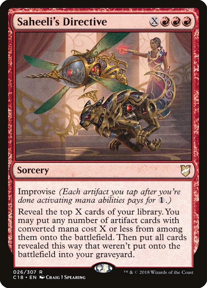 Saheeli's Directive (26) - Commander 2018 (C18)