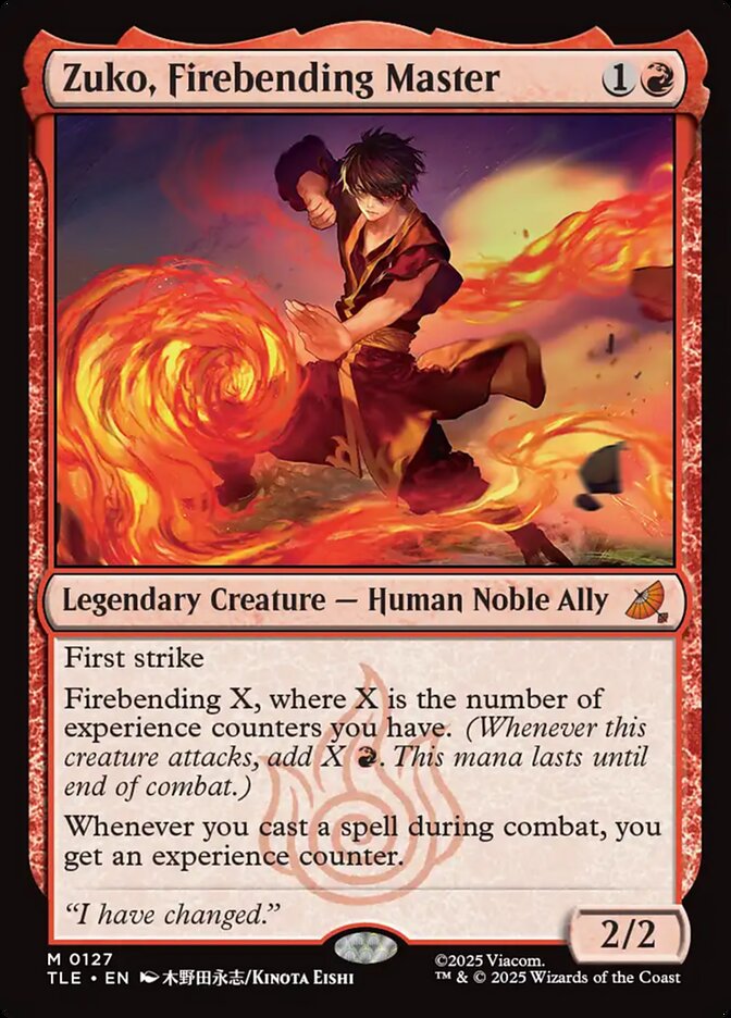 Zuko, Firebending Master (127) - Avatar: The Last Airbender Eternal (TLE)