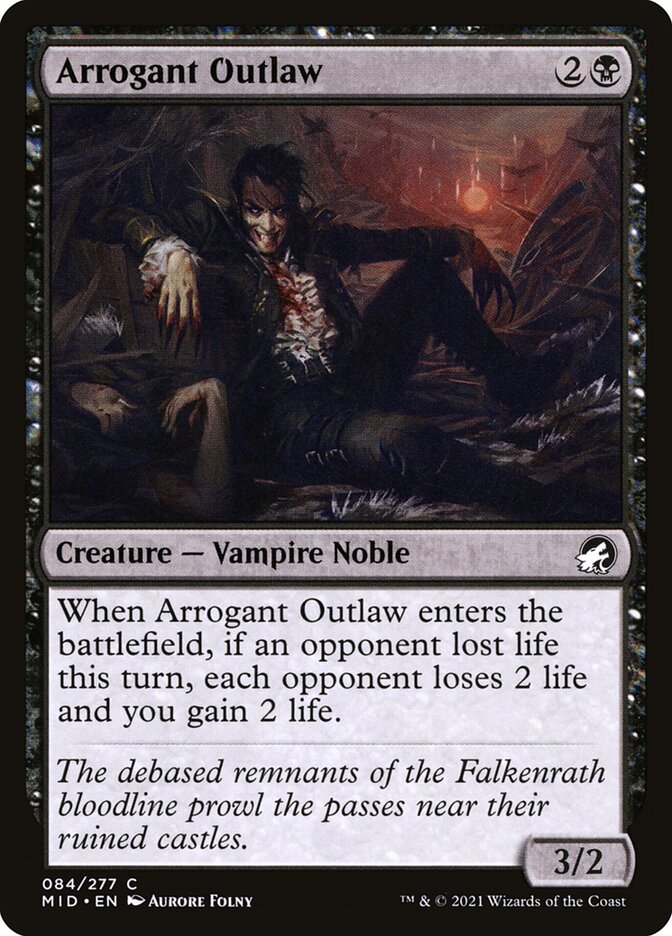 Arrogant Outlaw (84) - Innistrad: Midnight Hunt (MID)